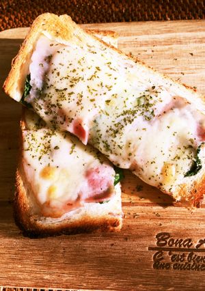 相性抜群ベーコンと大葉のチーズトースト-レシピのメイン写真