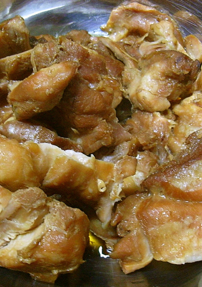 いろいろ使える仕込み料理　鶏肉の醤油煮-レシピのメイン写真