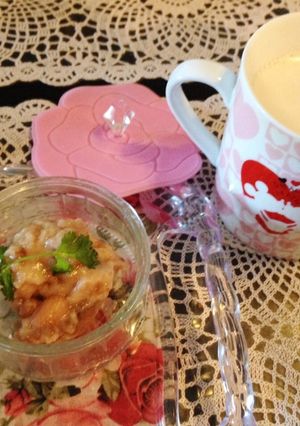 クランベリービーンズの豆きんとん♡お汁粉-レシピのメイン写真