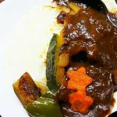รูปของ レトルトでも☆夏野菜カレー