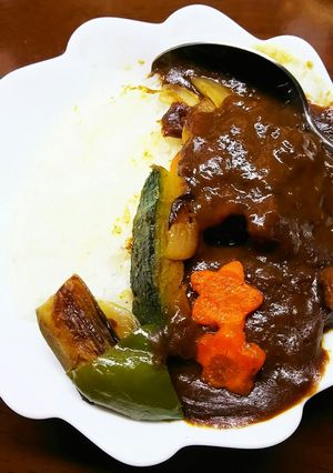 レトルトでも☆夏野菜カレー-レシピのメイン写真
