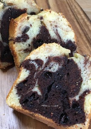 バター不使用☆マーブルケーキ☆-レシピのメイン写真
