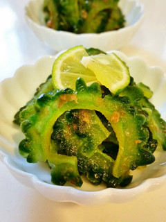 ゴーヤのお浸し♪すだち風味-レシピのメイン写真