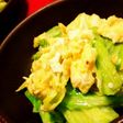 キャベツと卵のとろみ中華炒め