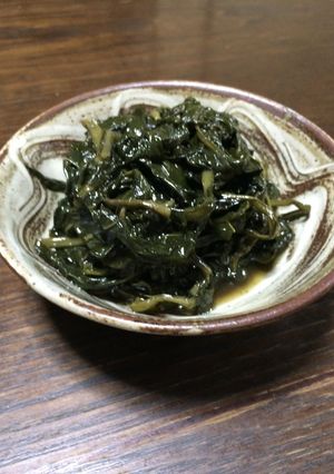 胡椒の葉の炒め煮-レシピのメイン写真