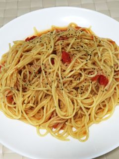 簡単!!トマトの冷製パスタ-レシピのメイン写真