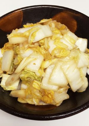 簡単！白菜漬けのショウガ炒め-レシピのメイン写真