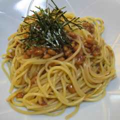 รูปของ ***納豆と梅の純和風パスタ***