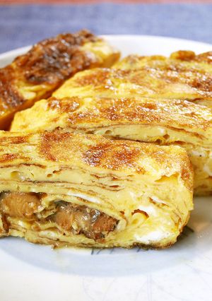 うまい！さんまの蒲焼きを巻いた♪卵焼き☆-レシピのメイン写真