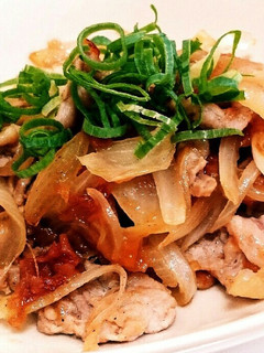 ☆豚肉と玉ねぎの梅肉炒め☆-レシピのメイン写真