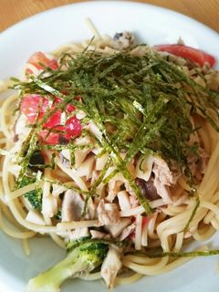 エリンギとブロッコリーの和風ツナパスタ-レシピのメイン写真