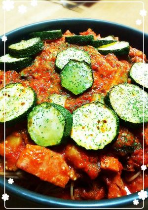 夏野菜たっぷりパスタ-レシピのメイン写真
