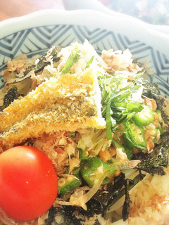 ネバネバ納豆おうどん-レシピのメイン写真