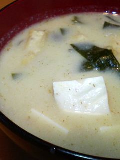 豆乳仕立てのお味噌汁-レシピのメイン写真