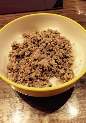 カロリーオフ！レンジで肉そぼろ♡-レシピのメイン写真