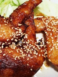 にんにくたっぷり甘辛手羽先♪-レシピのメイン写真