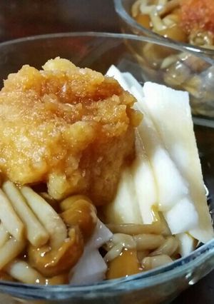 【男の料理】簡単なめこと長芋のおろし合え-レシピのメイン写真