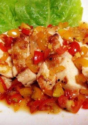 ☆トマトソースチキン料理☆-レシピのメイン写真