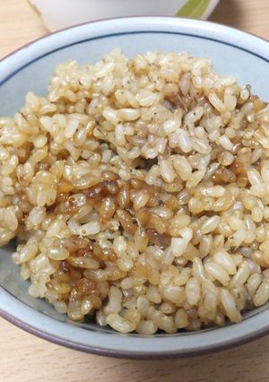 玄米ごはん(梅かつお味)-レシピのメイン写真