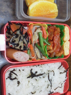 女子中学生弁当 レンコンキンピラ☆-レシピのメイン写真