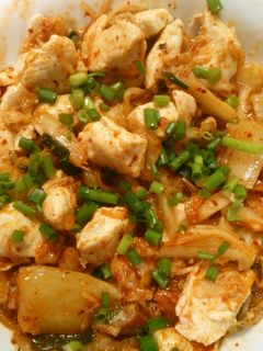 レンジで簡単! 鶏ささみの キムチ和え!-レシピのメイン写真