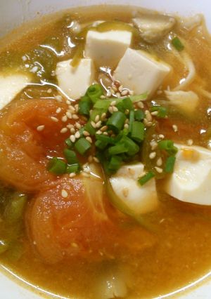 簡単 ピリ辛！ トマトと 豆腐の 中華煮-レシピのメイン写真