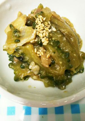 苦くないゴーヤと茄子のこねり-レシピのメイン写真