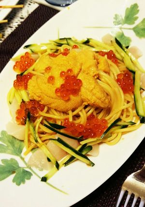 トゥザハーブス風ウニとイクラの冷製パスタ-レシピのメイン写真
