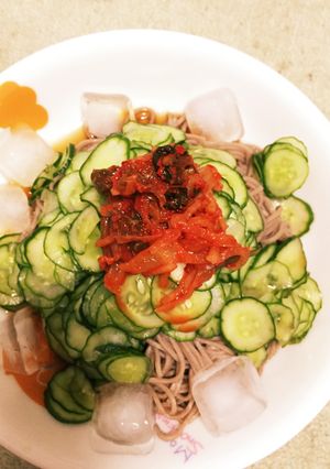 きゅうりとキムチのそば-レシピのメイン写真