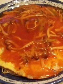 素麺で 天津かた焼きそば-レシピのメイン写真