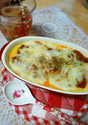 ♡変身!餃子の皮グラタン♡-レシピのメイン写真