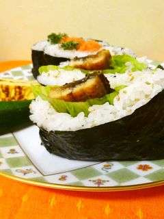 おにぎらず-土用の丑の日編-レシピのメイン写真