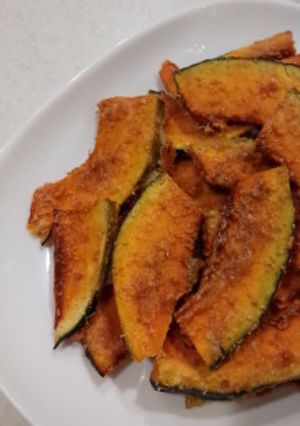 スライスかぼちゃのチーズ焼き-レシピのメイン写真