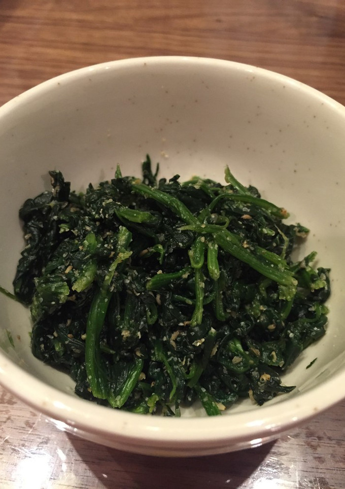 レンジで簡単！ほうれん草の胡麻和え-レシピのメイン写真