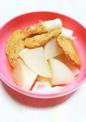 大根さつま揚げ竹輪の煮物-レシピのメイン写真
