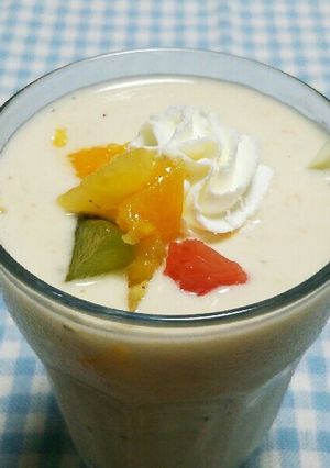 ひんやり♪お肌喜ぶ♪スムージー-レシピのメイン写真