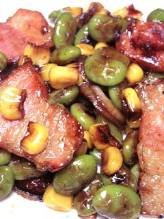 枝豆とコーンのニンニクバター醤油炒め-レシピのメイン写真