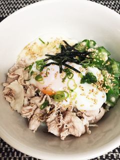 簡単♪豚しゃぶネバトロ冷やしうどん♡-レシピのメイン写真