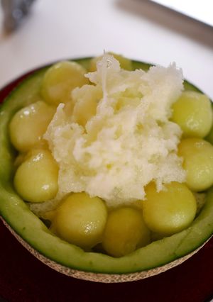 メロンのかき氷-レシピのメイン写真