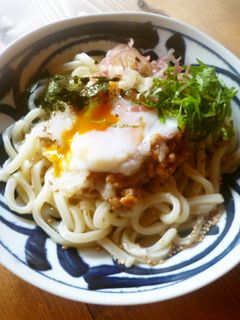 冷やし納豆おろしうどん♪-レシピのメイン写真