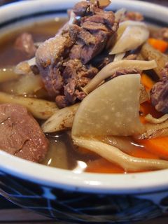 鴨鍋の翌日に楽しむ 旨みたっぷり根菜蕎麦-レシピのメイン写真