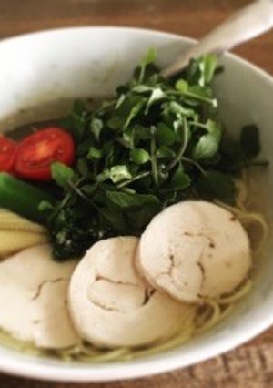 アレンジ麺☆鶏ハムとクレソンの冷ラーメン-レシピのメイン写真
