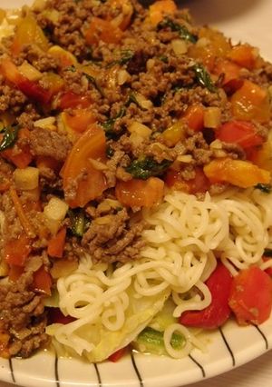 簡単♪アジアン風味のサッポロ一番塩サラダ-レシピのメイン写真