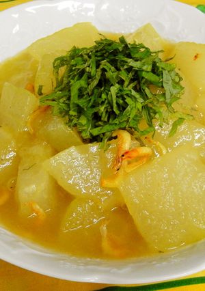 きりっと冷やして　冬瓜煮物　カレー風味-レシピのメイン写真