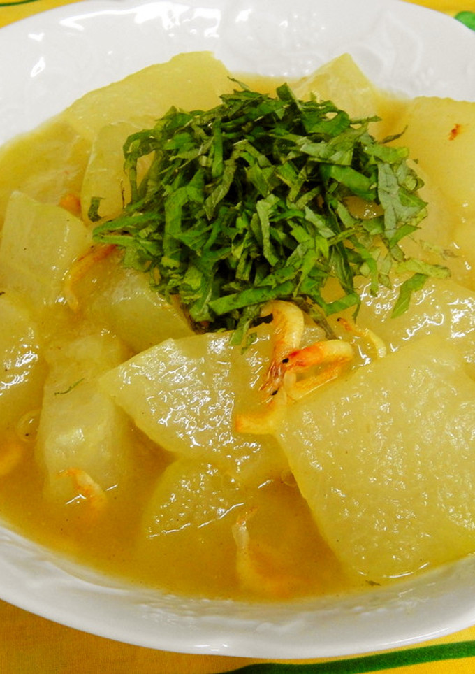 きりっと冷やして　冬瓜煮物　カレー風味-レシピのメイン写真