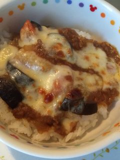 幼児食〜残りカレーで焼きチーズカレー-レシピのメイン写真
