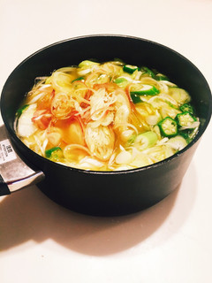 朝ごはんを活用!味噌汁と焼き魚で冷汁素麺-レシピのメイン写真