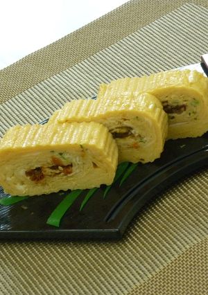 旨味ふっくらサバ節昆布の卵焼き-レシピのメイン写真