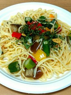 簡単❗夏野菜のペペロンチーノ-レシピのメイン写真
