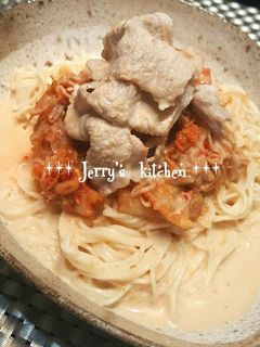 豚しゃぶキムチもやしのごま風味そうめん-レシピのメイン写真